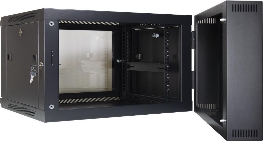 Купить Inter-Tech SMB-6606 - 6U - Wandmontiertes Regal - 40 kg - Schwarz - Metall - Gehärtetes Glas - Geschlossen (88887255) в магазине wardena.ru