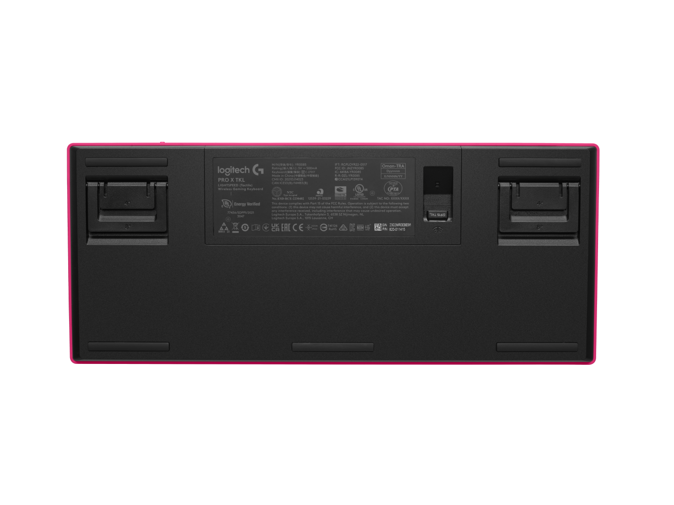 Купить Logitech G PRO X TKL - Tastatur - Hintergrundbeleuchtung - kabellos - 2,4 GHz, Bluetooth - AZERTY - Französisch - Tastenschalter: Tactile - pink (920-012156) в магазине wardena.ru