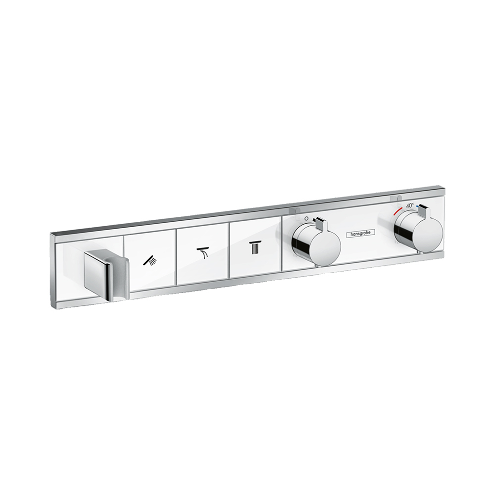 Купить Hansgrohe RainSelect Термостат для душа скрытого монтажа с 3 кнопками хром 15356000 в магазине wardena.ru