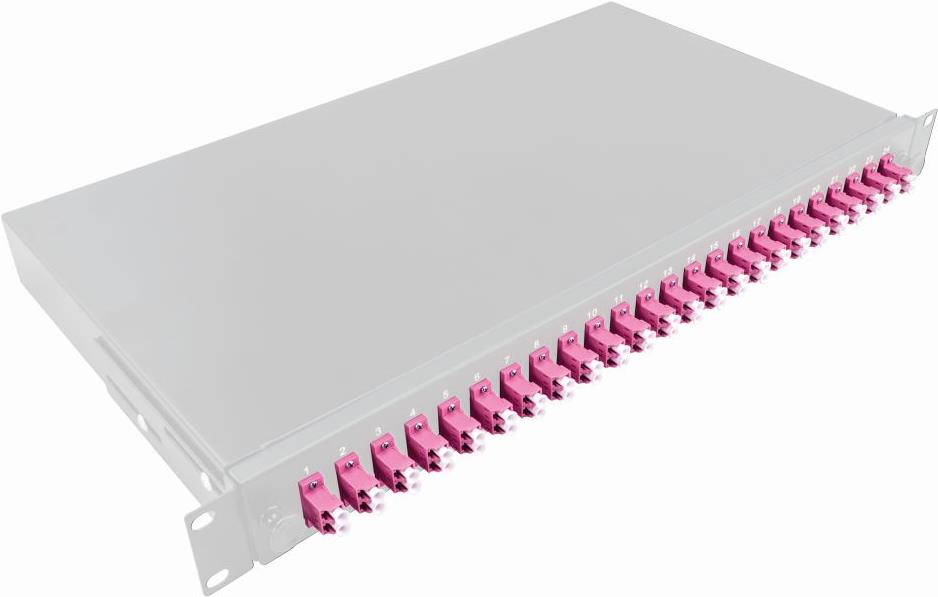 Купить LogiLink F24LC4G - LC - Grau - Metall - Rackeinbau - 1U - 480 mm (F24LC4G) в магазине wardena.ru