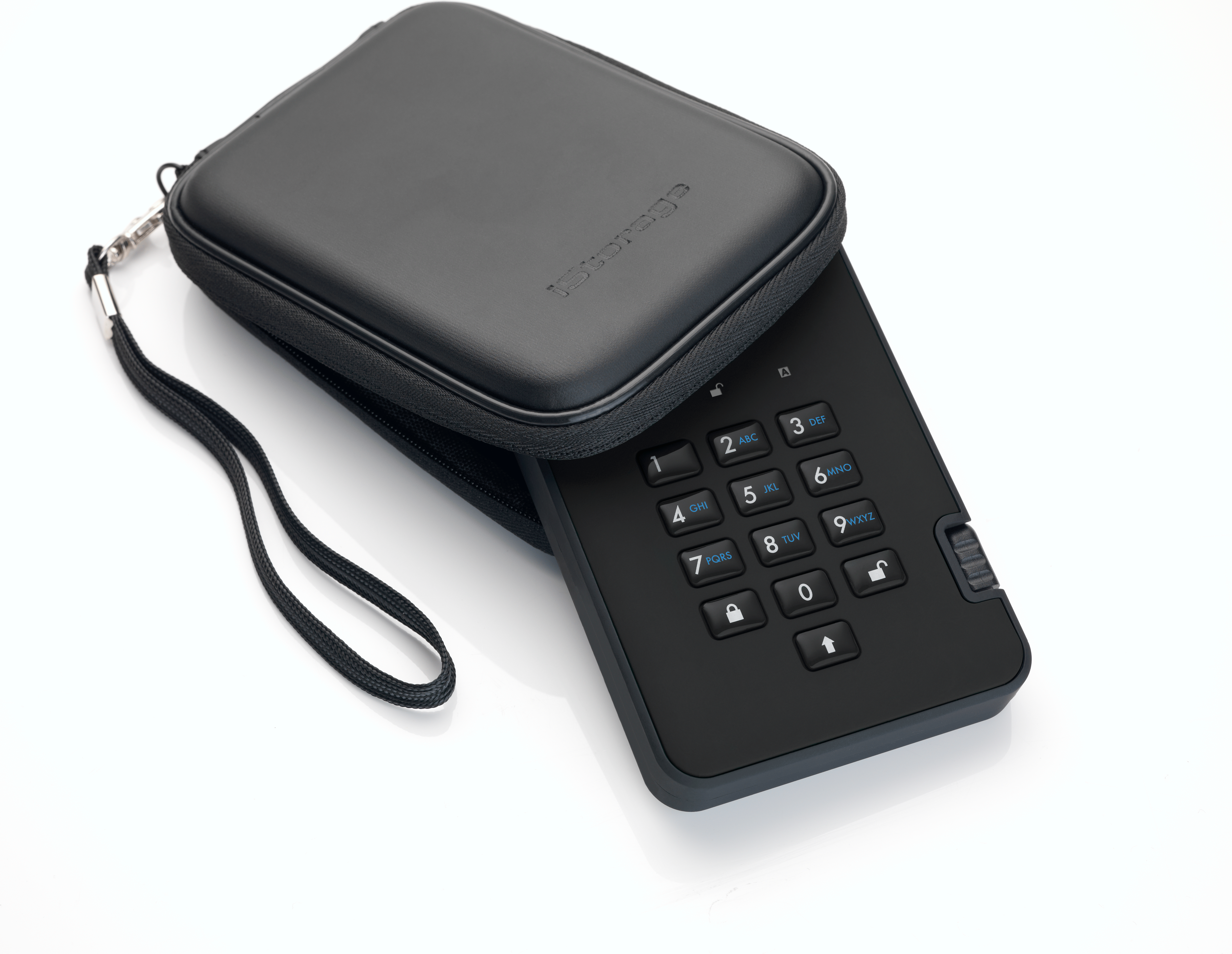 Купить iStorage diskAshur 2 - SSD - verschlüsselt - 256GB - extern (tragbar) - USB 3,1 - FIPS 197 - 256-bit AES-XTS - Phantomschwarz (IS-DA2-256-SSD-256-B) в магазине wardena.ru