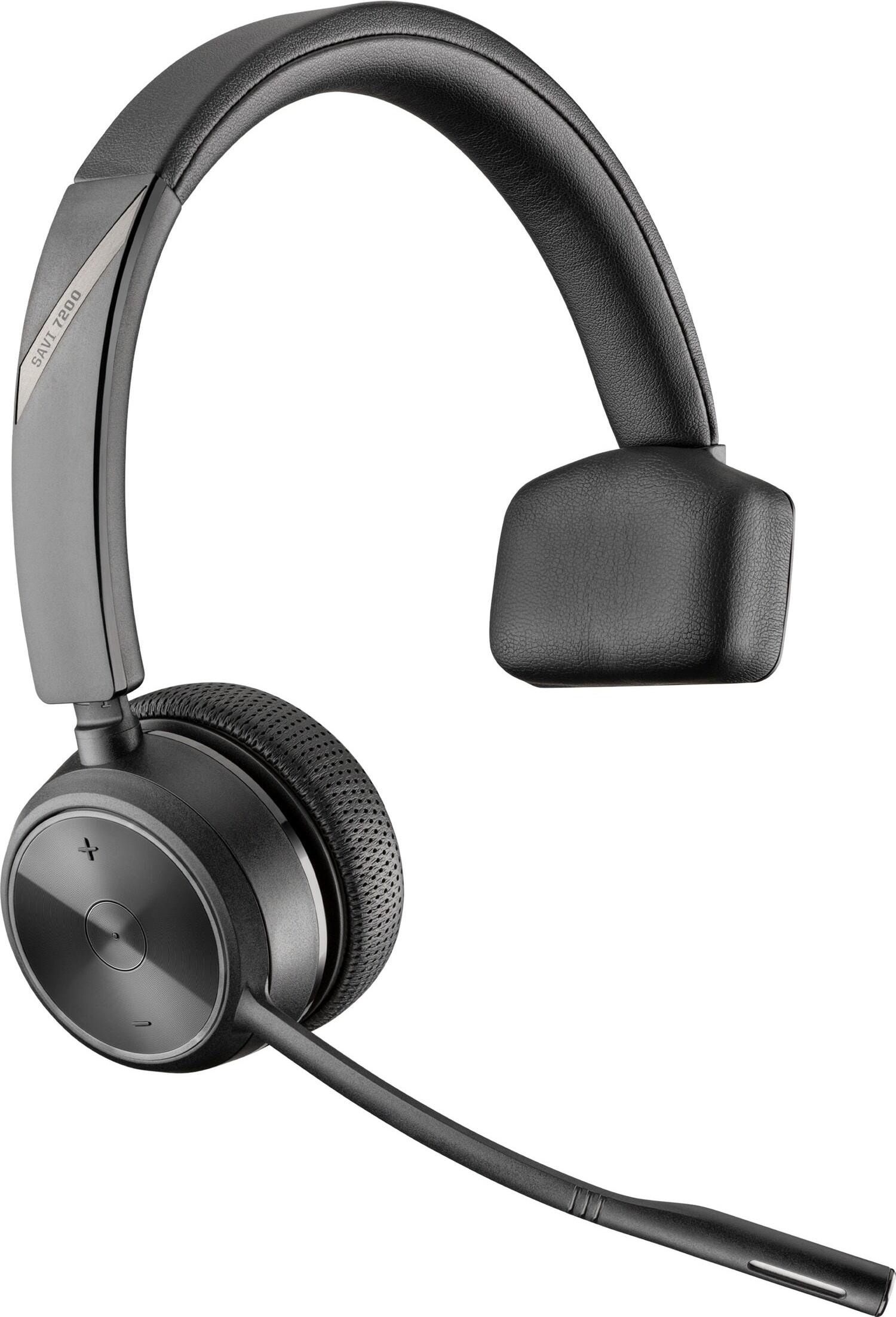 Купить HP POLY Poly Savi 7210 Office - Savi 7200 Series - Headset - On-Ear - DECT - kabellos - aktive Rauschunterdrückung - Schwarz (8D3G9AA#ABB) в магазине wardena.ru