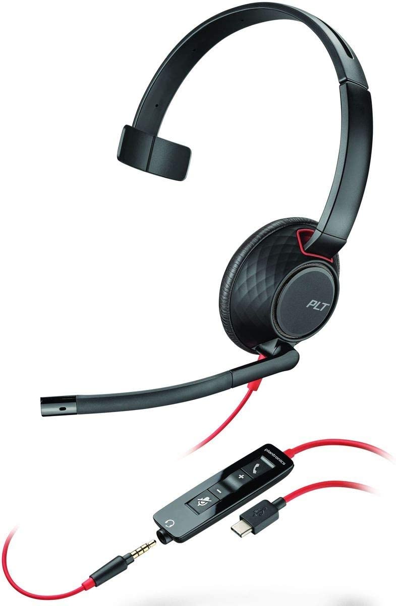 Купить Poly - Plantronics Blackwire C5210 USB-C - 5200 Series - Headset - On-Ear - kabelgebunden - 3,5 mm Stecker, USB-C (207587-201) в магазине wardena.ru
