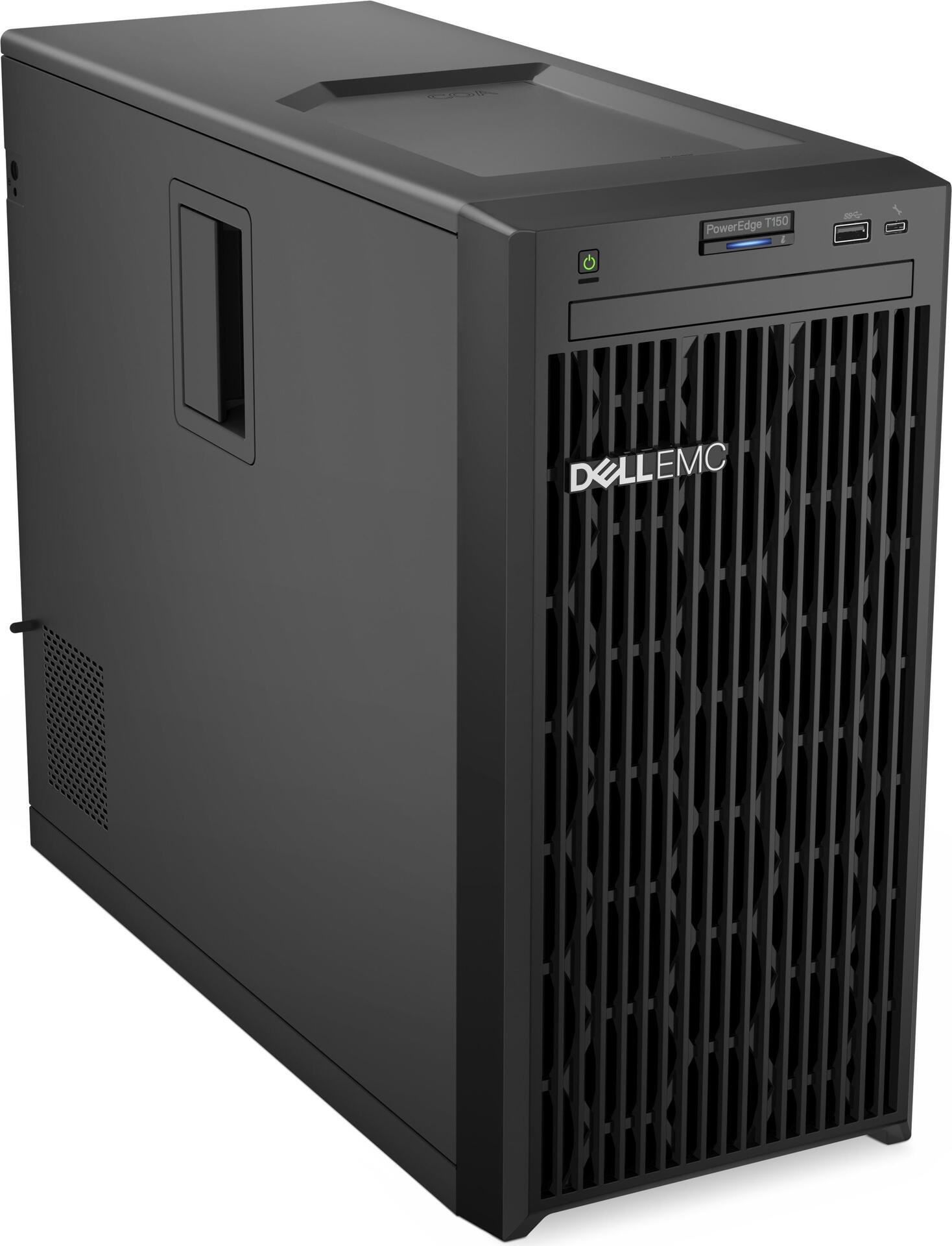Купить Dell EMC PowerEdge T150 - Server - MT - 1-Weg - 1 x Xeon E-2334 / 3.4 GHz - RAM 16 GB - HDD 2 TB - Matrox G200 - GigE - kein Betriebssystem - Monitor: keiner - Schwarz - BTP - mit 3 Jahre Basis Vor-Ort (C2YCK) в магазине wardena.ru
