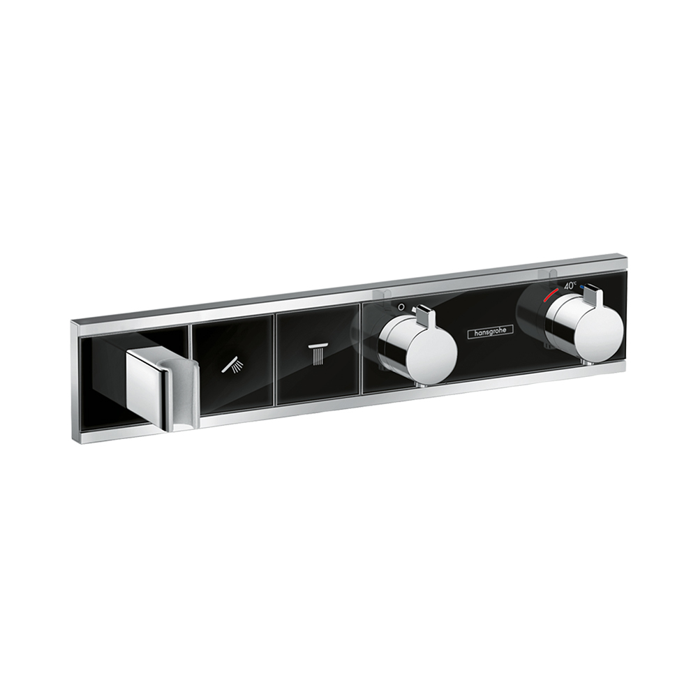 Купить Hansgrohe RainSelect Термостат для душа скрытого монтажа с 2 кнопками хром 15355000 в магазине wardena.ru