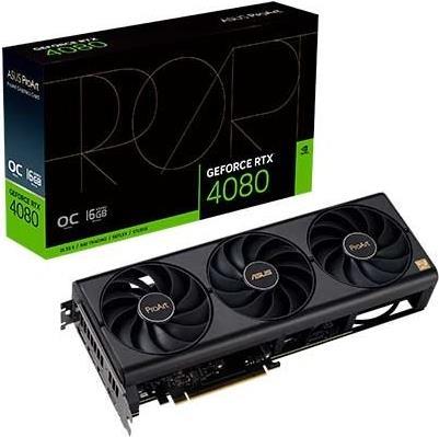Купить ASUS ProArt GeForce RTX 4080 16GB - OC Edition - Grafikkarten - GeForce RTX 4080 - 16GB GDDR6X - PCIe 4,0 - HDMI, 3 x DisplayPort - Schwarz (90YV0IX1-M0NA00) в магазине wardena.ru