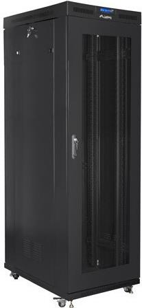 Купить Lanberg FF01-8037-23BL Rack 37U Freistehendes Gestell Schwarz (FF01-8037-23BL) в магазине wardena.ru