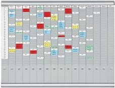 Купить FRANKEN T-Kartentafel Universal Planer (B)1.003 x (H)783 mm Rahmen: Kunststoff, hellgrau, 16 Träger à 35 Schlitze, - 1 Stück (PV1015) в магазине wardena.ru