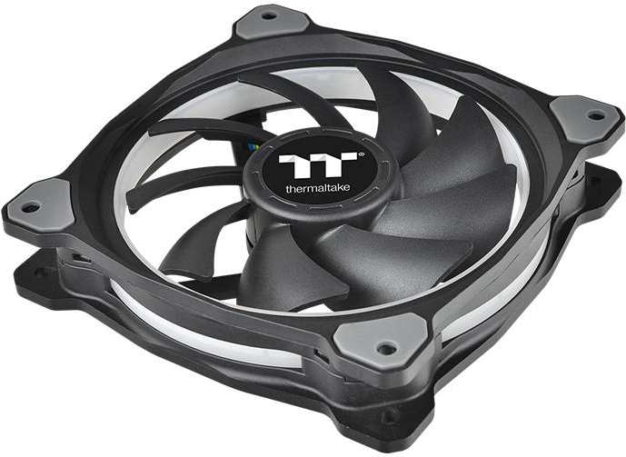 Купить Thermaltake Riing PLUS 14 LED RGB Radiator Fan TT Premium Edition - Gehäuselüfter - 140 mm (Packung mit 3) (CL-F056-PL14SW-A) в магазине wardena.ru
