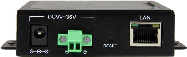 Купить StarTech.com 2 Port Serial-to-IP Ethernet Device Server - RS232 - Geräteserver - 2 Anschlüsse - 10Mb LAN, 100Mb LAN, RS-232 - AC 120/230 V / DC 9 Unterputz (NETRS2322P) в магазине wardena.ru