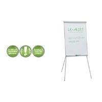 Купить FRANKEN Flipchart U-Act! Line Standard, 700 x 1.000 mm Tafel magnethaftend, Dreibeinstativ, Maße der Standfläche: - 1 Stück (FC93) в магазине wardena.ru