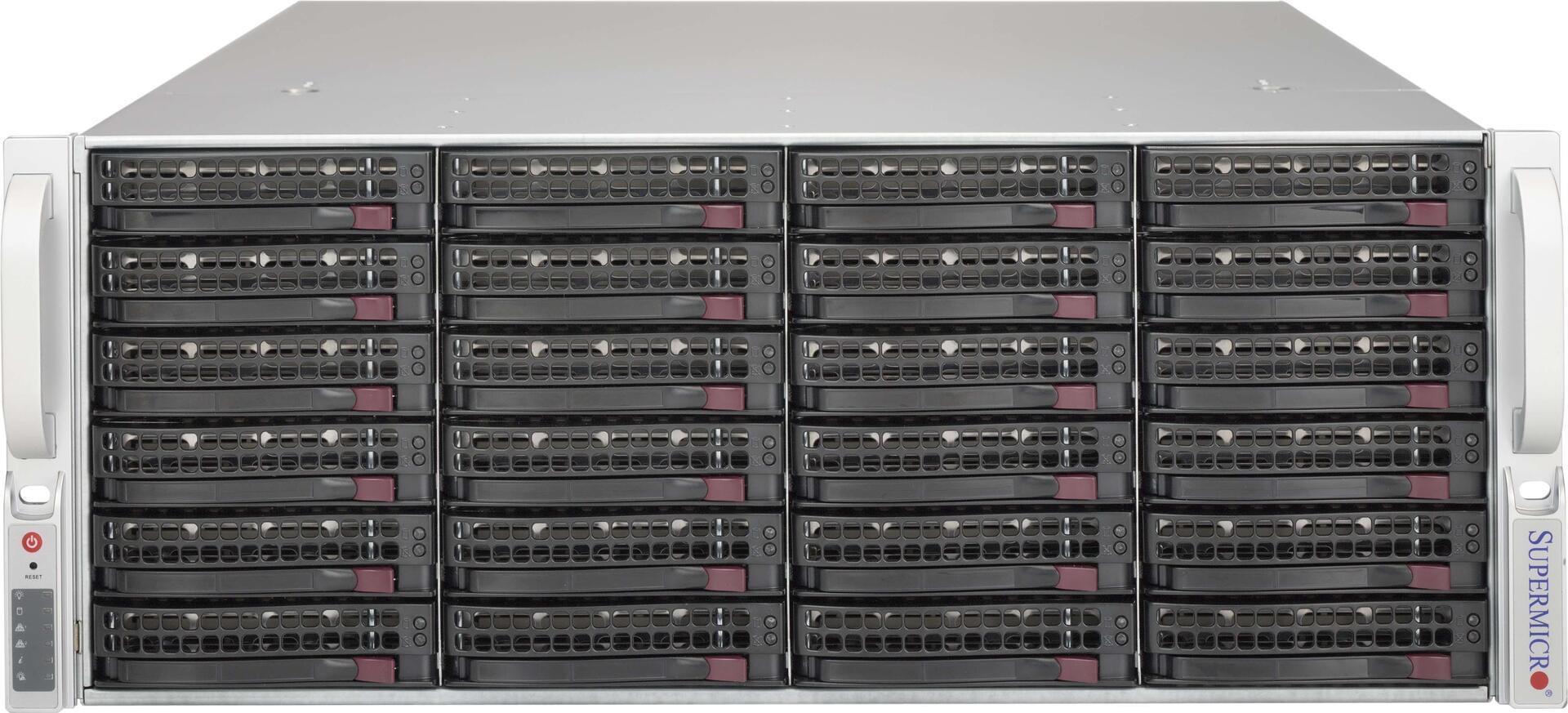 Купить Supermicro CSE-846BE1C-R609JBOD Computer-Gehäuse Rack Schwarz 650 W (CSE-846BE1C-R609JBOD) в магазине wardena.ru
