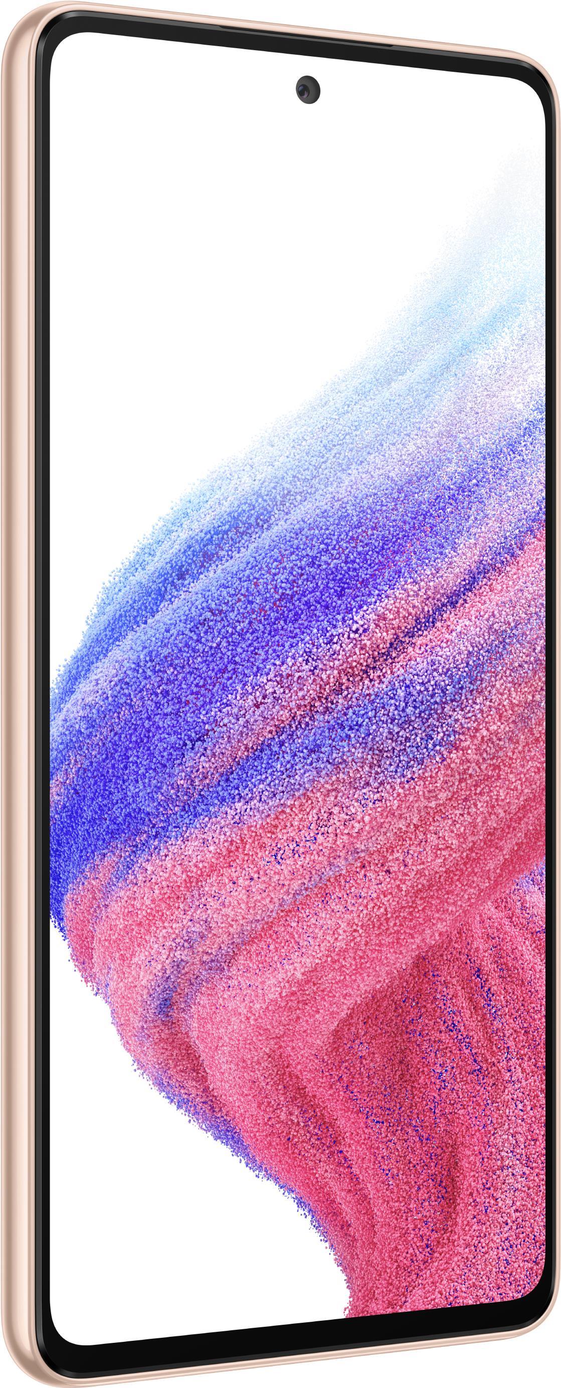 Купить Samsung Galaxy A53 5G SM-A536B 16,5 cm (6.5" ) Android 12 USB Typ-C 8 GB 256 GB 5000 mAh Pfirsich (SM-A536BZOLEUB) в магазине wardena.ru