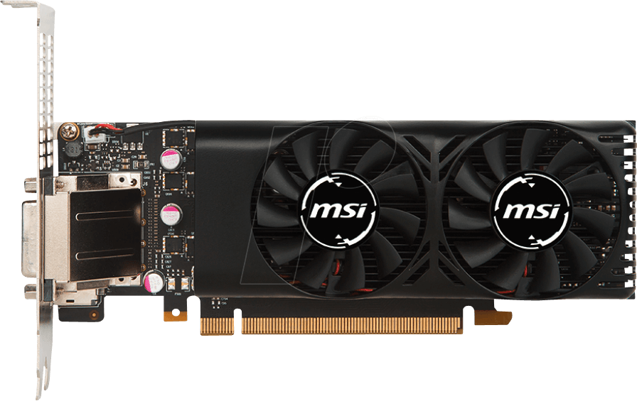 Купить MSI GTX1050 TI 4GT LP 4096MB,PCI-E,DVI,HDMI,DP,LP (V809-2404R) в магазине wardena.ru