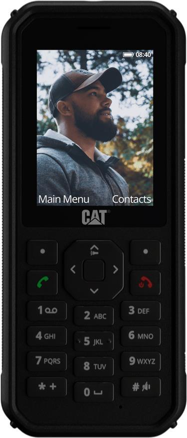 Купить Bullitt CAT B40 - 4G Feature Phone - Dual-SIM - RAM 128 MB / 64 MB - microSD slot - 320 x 240 Pixel - rear camera 2 MP - Schwarz (CB40-DAE-DSA-NN) в магазине wardena.ru