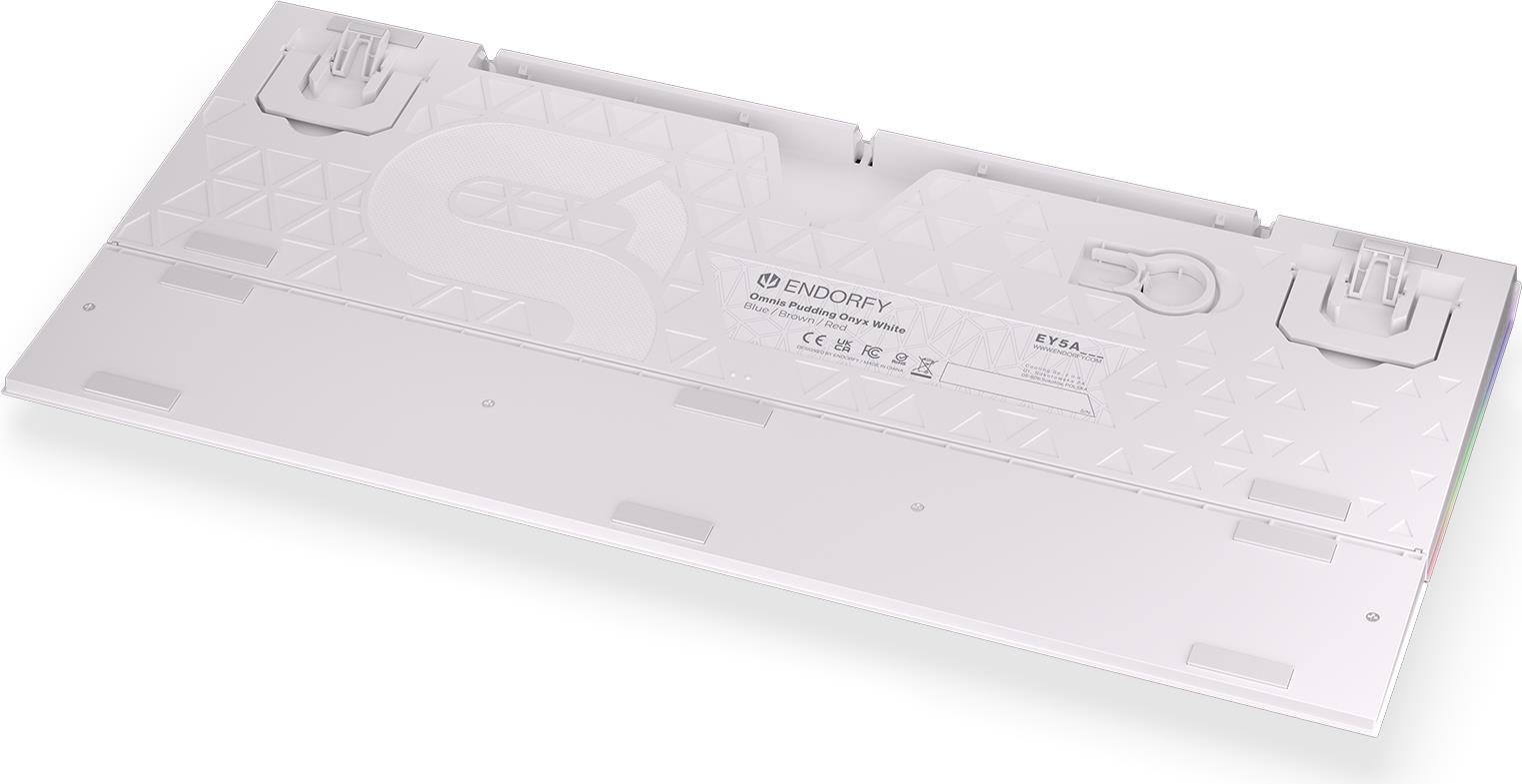 Купить ENDORFY Omnis Pudding Onyx Tastatur USB QWERTY Englisch Weiß (EY5A035) в магазине wardena.ru