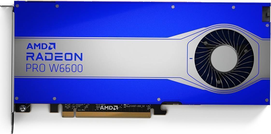 Купить AMD Radeon Pro W6600 - Grafikkarten - Radeon Pro W6600 - 8 GB GDDR6 - PCIe 4.0 x8 - 4 x DisplayPort (100-506159) в магазине wardena.ru