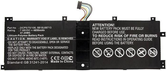 Купить CoreParts Laptop Battery 37WH Li-Pol 7.68V 4.85Ah 5B10L68713 for - Batterie - 4.850 mAh (5B10L68713-CP) в магазине wardena.ru