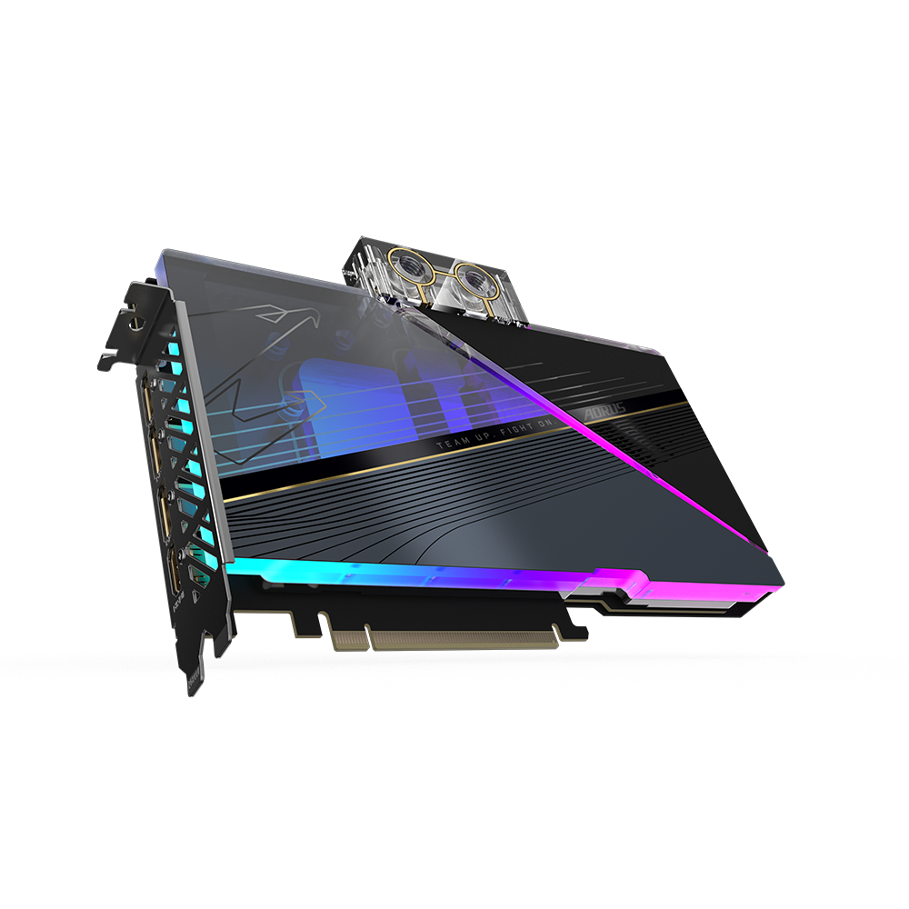 Купить GIGABYTE AORUS GeForce RTX 4080 WaterForce 16GB GDDR6X Grafikkarte 1xHDMI, 3xDP (GV-N4080AORUSX W-16G) (GV-N4080AORUSX W-16GD) в магазине wardena.ru