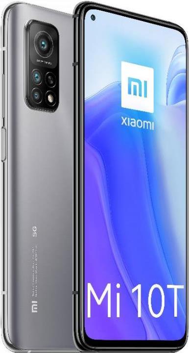 Купить Xiaomi MI 10T 5G - 5G Smartphone - Dual-SIM - RAM 6 GB / Internal Memory 128 GB - 6.67" - 2400 x 1080 Pixel (144 Hz) - Triple-Kamera 64 MP, 13 MP, 5 MP - front camera 20 MP - Lunar Silver (MZB07ZKEU) в магазине wardena.ru