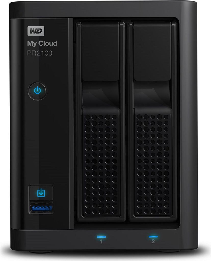 Купить WD My Cloud PR2100 WDBBCL0080JBK - NAS-Server - 2 Schächte - 8 TB - HDD 4 TB x 2 - RAID RAID 0, 1, JBOD - RAM 4 GB - Gigabit Ethernet (WDBBCL0080JBK-EESN) в магазине wardena.ru