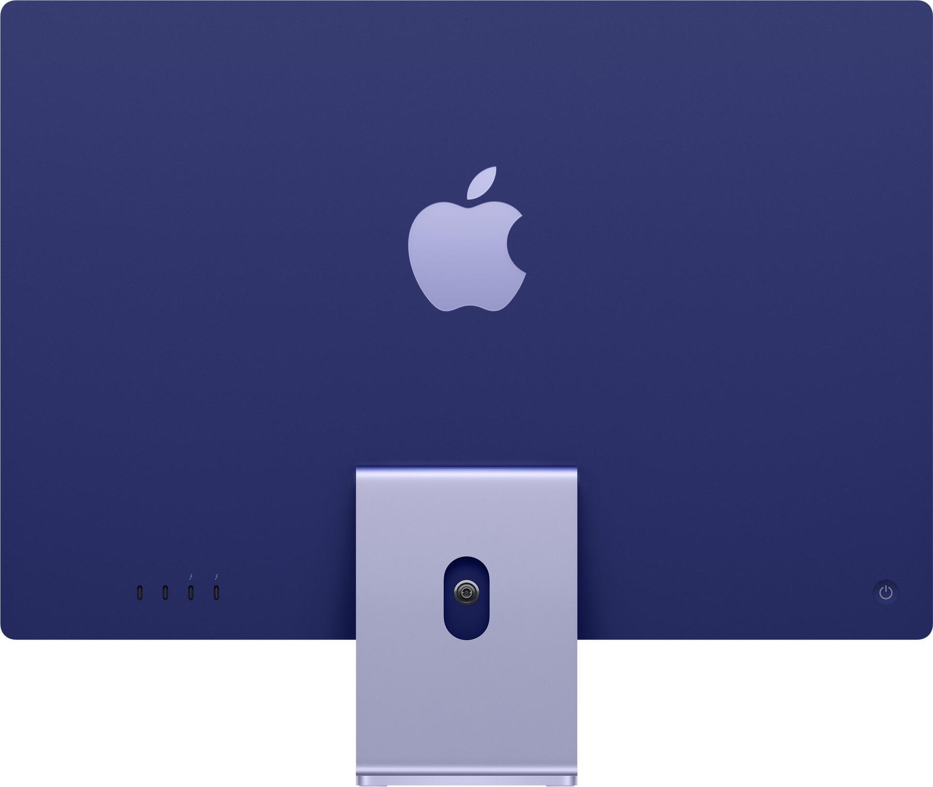Купить Apple iMac 61 cm (24" ) 4480 x 2520 Pixel Apple M 8 GB 256 GB SSD All-in-One-PC macOS Big Sur Wi-Fi 6 (802.11ax) Violett (Z130) в магазине wardena.ru