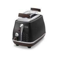 Купить De'Longhi Icona Vintage CTOV 2103.BK - Toaster - 2 Scheibe - 2 Steckplatz - Schwarz (CTOV2103.BK) в магазине wardena.ru