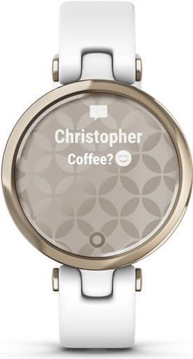 Купить Garmin Lily - Sport - weiß - intelligente Uhr mit Band - Silikon - weiß - Handgelenkgröße: 110-175 mm - einfarbig - Bluetooth - 24 g (010-02384-10) в магазине wardena.ru