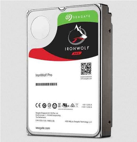 Купить SEAGATE Ironwolf PRO Enterprise NAS HDD 10TB 7200rpm 6Gb/s SATA 256MBcache 8,9cm 3.5" 24x7 für NAS und RAID Rackmount Systeme BLK (ST10000NE0004) в магазине wardena.ru