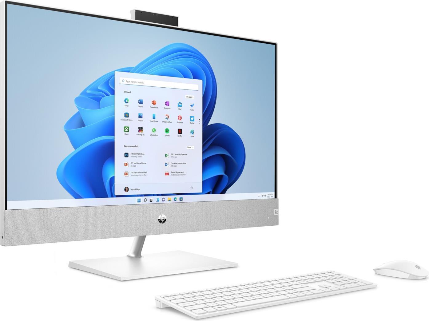 Купить HP Pavilion 27-ca1006ng - All-in-One (Komplettlösung) - Ryzen 5 5625U / 2,3 GHz - RAM 16GB - SSD 512GB - NVMe - Radeon Graphics - GigE - WLAN: 802,11a/b/g/n/ac, Bluetooth 5,0 - Win 11 Home - Monitor: LED 68,6 cm (27") 25 (6K9T6EA#ABD) в магазине wardena.ru