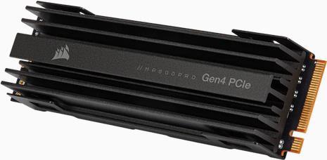 Купить CORSAIR MP600 PRO - SSD - 4 TB - intern - M.2 2280 - PCI Express 4.0 x4 (NVMe) - 256-Bit-AES - integrierter Kühlkörper (CSSD-F4000GBMP600PRO) в магазине wardena.ru