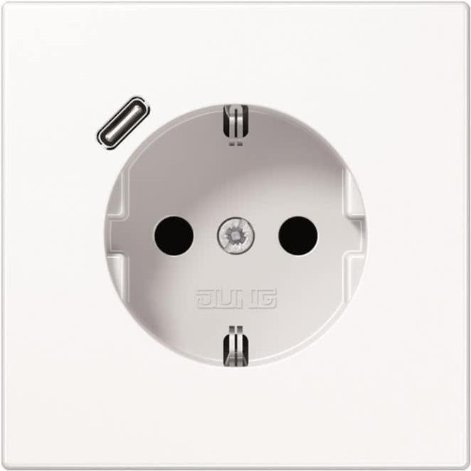 Купить SCHUKOsteckdose m.USBLS1520-18CWWTyp C (LS1520-18CWW) в магазине wardena.ru