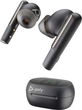 Купить Poly Voyager Free 60+ UC M - True Wireless-Kopfhörer mit Mikrofon - im Ohr - Bluetooth - aktive Rauschunterdrückung - Adapter USB-A via Bluetooth - Carbon Black - Zertifiziert für Microsoft Teams (7Y8G9AA) в магазине wardena.ru