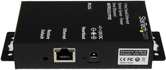 Купить StarTech.com 1 Port RS232 Serial Ethernet Device Server - PoE Power Over Ethernet - Geräteserver - 10Mb LAN, 100Mb LAN, RS-232 (NETRS2321POE) в магазине wardena.ru