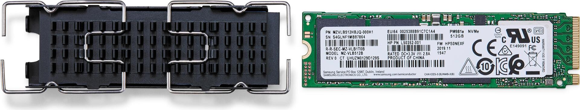 Купить HP - SSD - 512 GB - intern - M.2 2280 - PCI Express 3.0 x4 - für Workstation Z2 G5, Z2 Mini G5 (141M5AA) в магазине wardena.ru