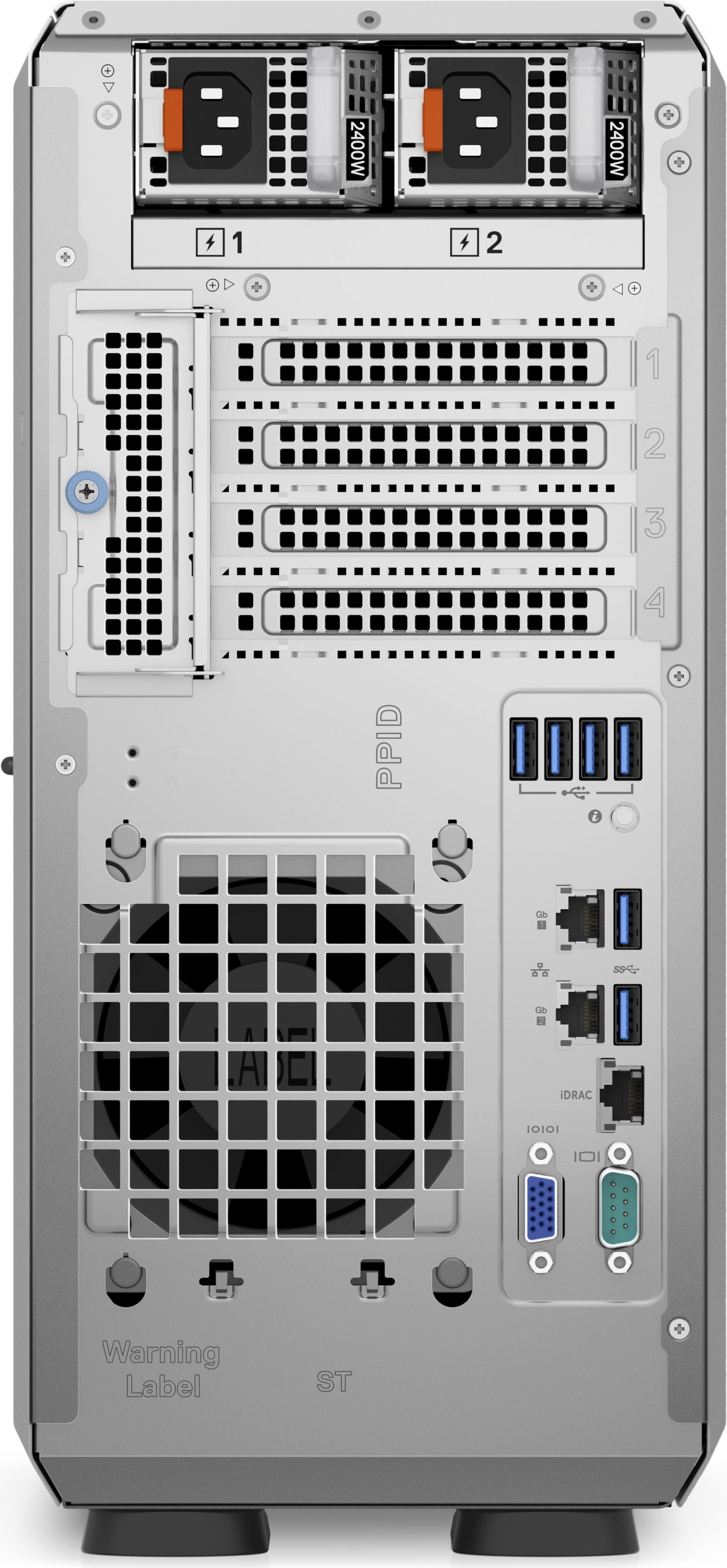 Купить Dell PowerEdge T350 - Server - Tower - 1-Weg - 1 x Xeon E-2336 / 2.9 GHz - RAM 16 GB - SAS - Hot-Swap 8.9 cm (3.5") Schacht/Schächte - HDD 2 x 4 TB - Matrox G200 - 1GbE - kein Betriebssystem - Monitor: keiner - Schwarz - (RW9J2) в магазине wardena.ru