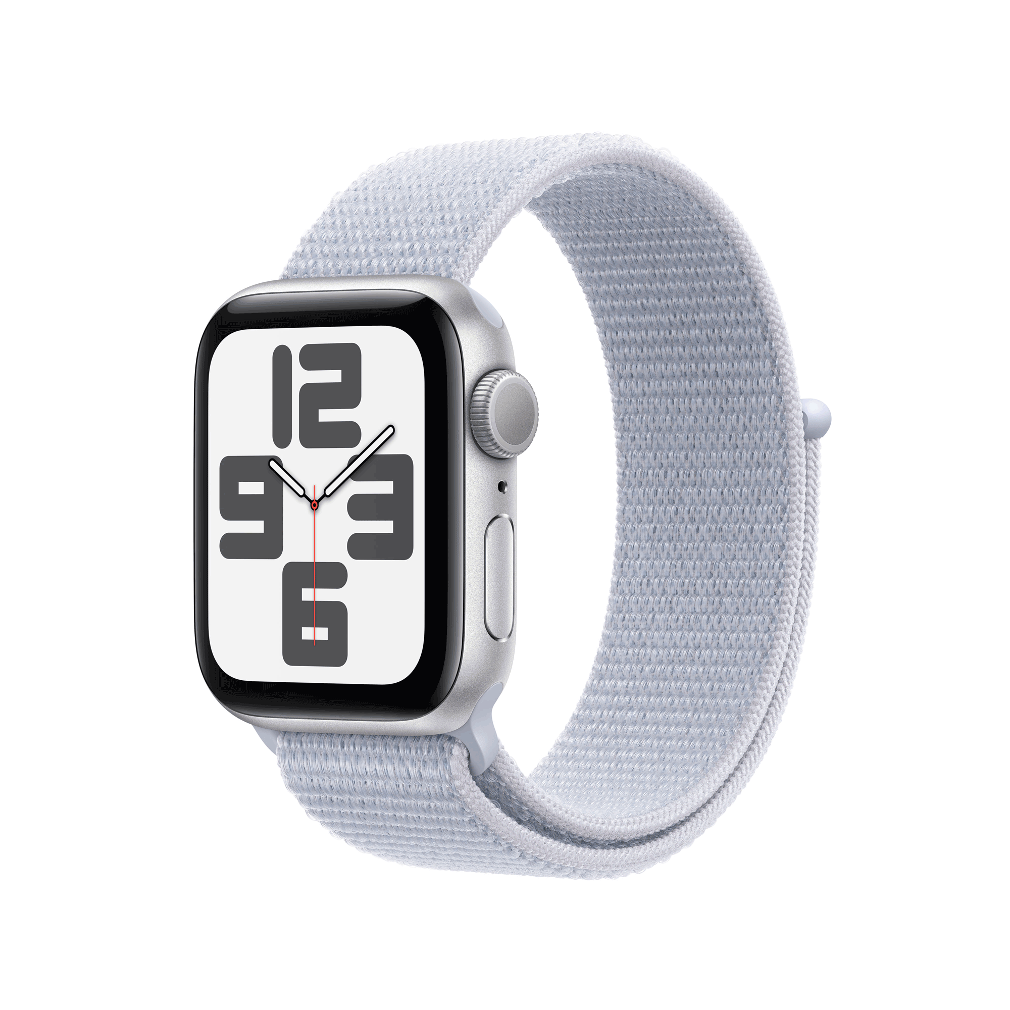 Купить Apple Watch SE GPS 40mm Silver Aluminium Case mit Blue Cloud Sport Band (MXEE3QF/A) в магазине wardena.ru