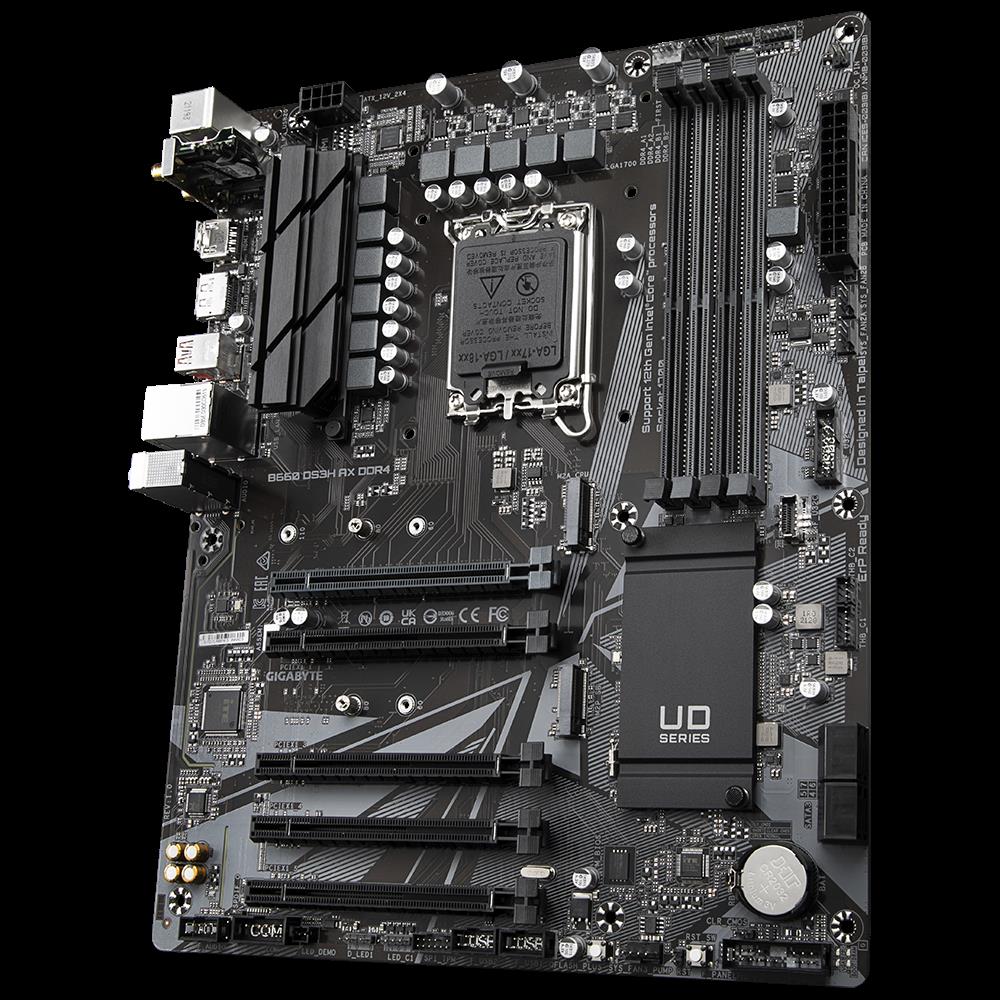 Купить Gigabyte B660 DS3H AX DDR4 - Intel - LGA 1700 - Intel® Celeron® - Intel® Core™ i3 - Intel Core i5 - Intel Core i7 - Intel Core i9 - Intel® Pentium® - DDR4-SDRAM - 128 GB - DIMM (B660 DS3H AX DDR4) в магазине wardena.ru