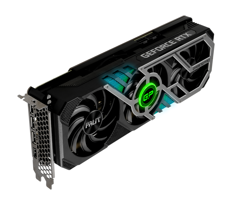 Купить Palit GeForce RTX 3080 GamingPro - Grafikkarten - GF RTX 3080 - 10 GB GDDR6X - PCIe 4.0 - HDMI, 3 x DisplayPort (NED3080019IA-132AA) в магазине wardena.ru