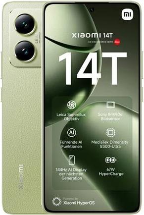 Купить Xiaomi 14T 5G Dual Sim 12GB RAM 512GB - Green (2406APNFAQ) в магазине wardena.ru