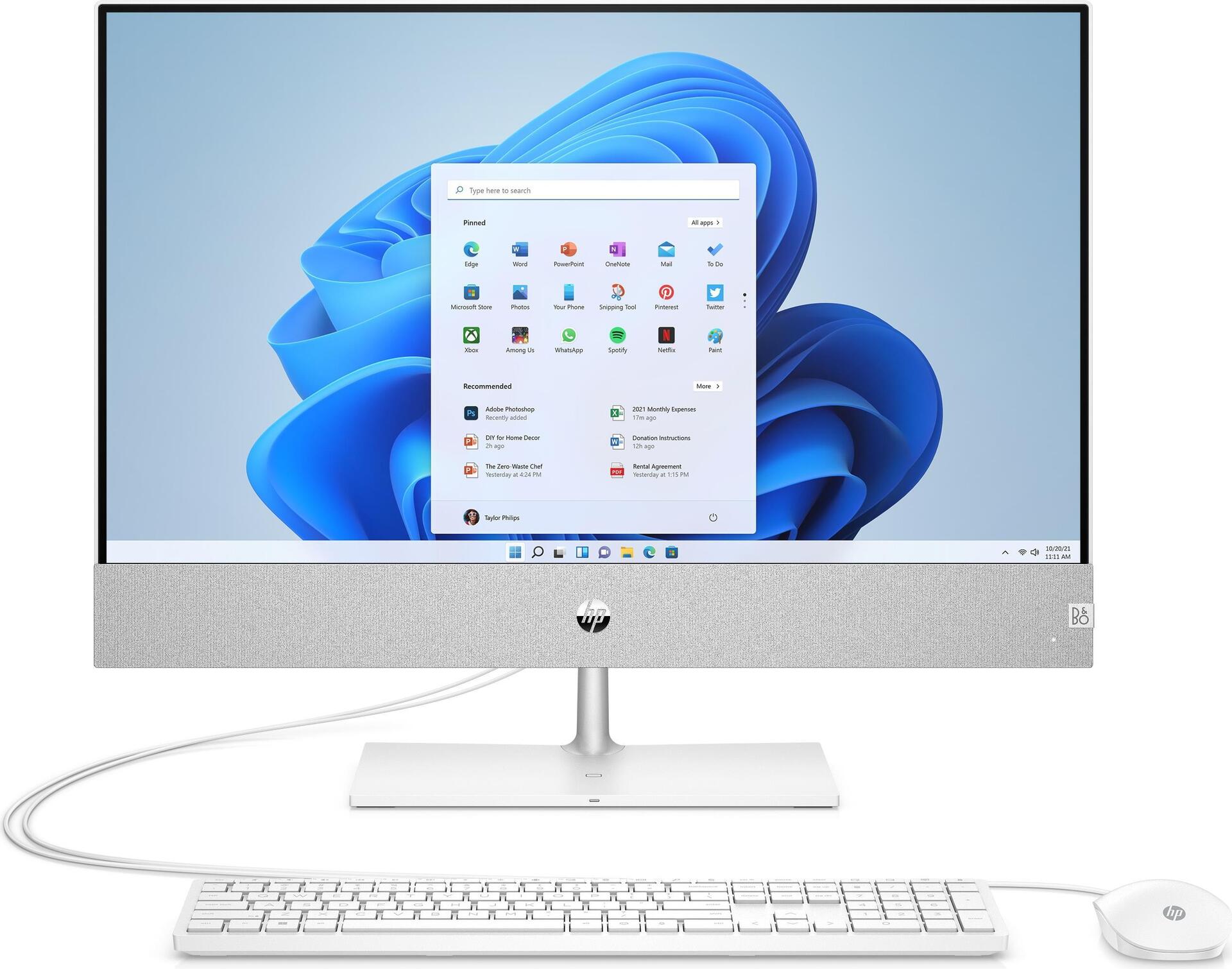 Купить HP Pavilion 24-ca0400ng - All-in-One (Komplettlösung) - Ryzen 5 5500U / 2,1 GHz - RAM 16GB - SSD 512GB - NVMe - Radeon Graphics - GigE - WLAN: 802,11a/b/g/n/ac, Bluetooth 5,0 - Win 11 Home - Monitor: LED 60,5 cm (23.8") (735R5EA#ABD) в магазине wardena.ru
