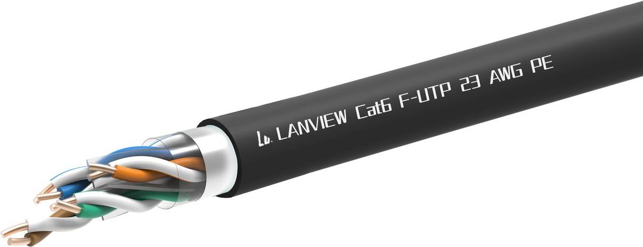 Купить Lanview LVN-CAT6PE-FUTP-305M Netzwerkkabel Cat6 F/UTP (FTP) (LVN-CAT6PE-FUTP-305M) в магазине wardena.ru