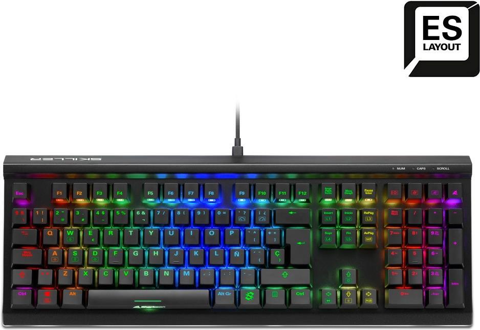 Купить Sharkoon SGK60 ES-Layout, Kailh BOX RED Switches (4044951033515) в магазине wardena.ru