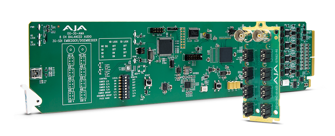 Купить AJA OG-3G-AMA - SDI Embedder/De-Embedder - Grün - 2048 x 1080 Pixel - 480i,576i,720p,1080i,1080p - 0 - 40 °C - -40 - 60 °C (OG-3G-AMA) в магазине wardena.ru