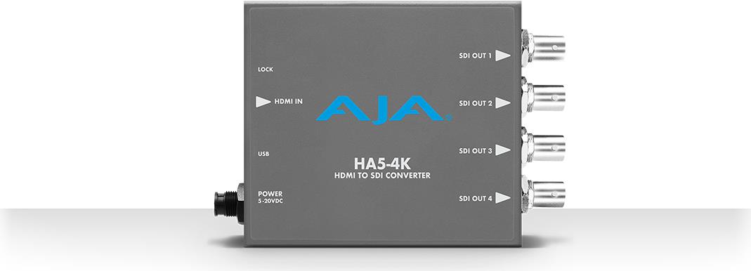 Купить AJA HA5-4K Mini-Converter - Umwandlung von HDMI zu 4K SDI - 4 x 3G SDI Ausgängen (HA5-4K) в магазине wardena.ru