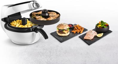 Купить Tefal ActiFry Genius XL YV9700CH Fritteuse Einzelbild Heißluftfritteuse Schwarz - Weiß (YV9700) в магазине wardena.ru