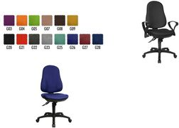 Купить Topstar Bürodrehstuhl "Support SY", Stoff, anthrazit Bandscheibensitz, Synchronmechanik, stabiles Fußkreuz (8550 G22) в магазине wardena.ru