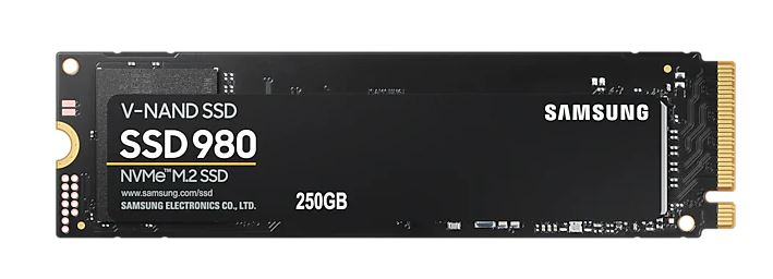 Купить Samsung 980 PCIe® 3.0 NVMe™ M.2 SSD - 250 GB (bis zu 2.900 MB/s) (2280) Internes Solid State Drive (SSD) (MZ-V8V250BW) в магазине wardena.ru
