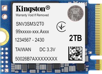 Купить Kingston NV3 - SSD - 2 TB - PCIe 4.0 x4 (NVMe) (SNV3SM3/2T0) в магазине wardena.ru