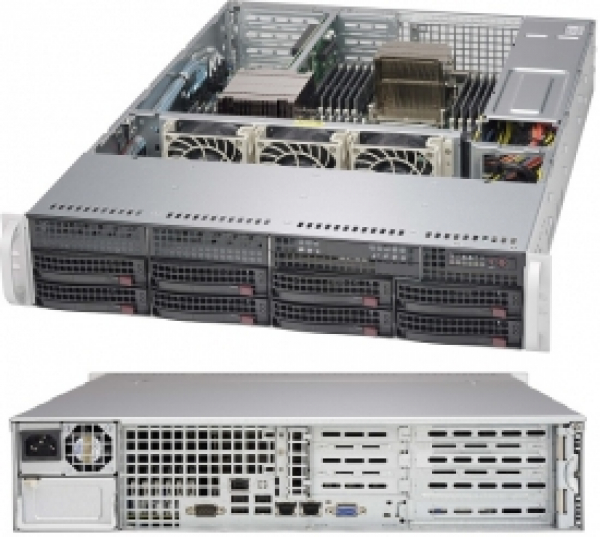 Купить Chassis Supermicro CSE-825TQ-600WB 2U 600W Hot-Swap 8xHDD SATA/SAS в магазине wardena.ru